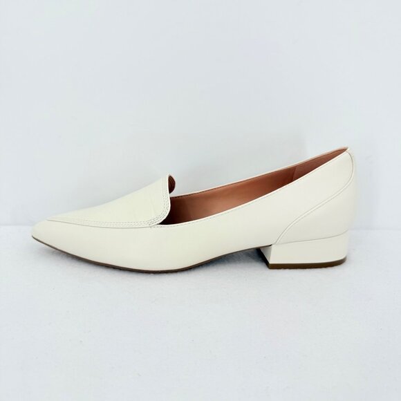 NWB Cole Haan Women's Vialetta Croc Pattern Ivory Leather Loafer Shoes Size 10B - Picture 4 of 12